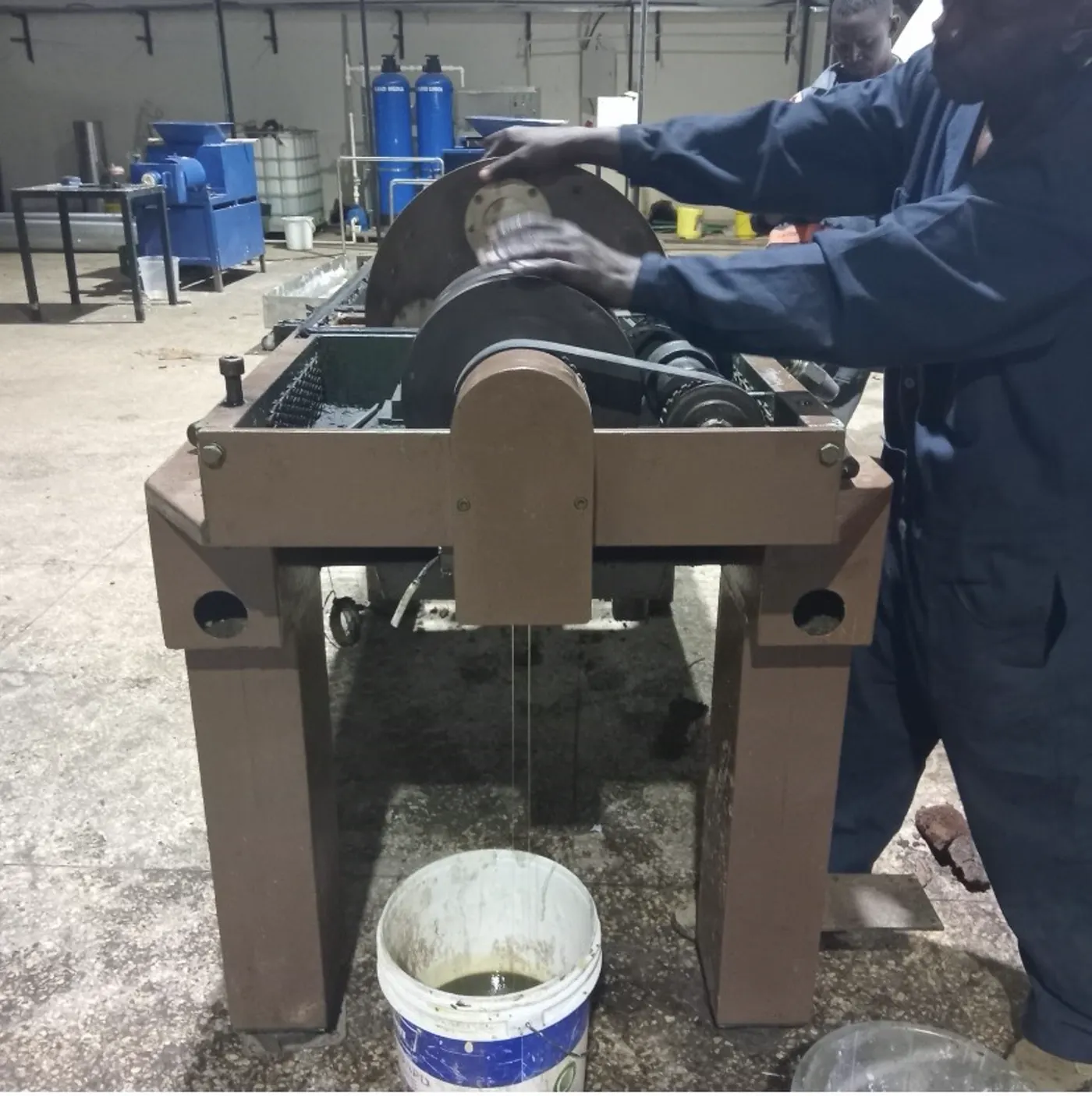 Industrial Drive Belt & Motor Shaft Overhaul